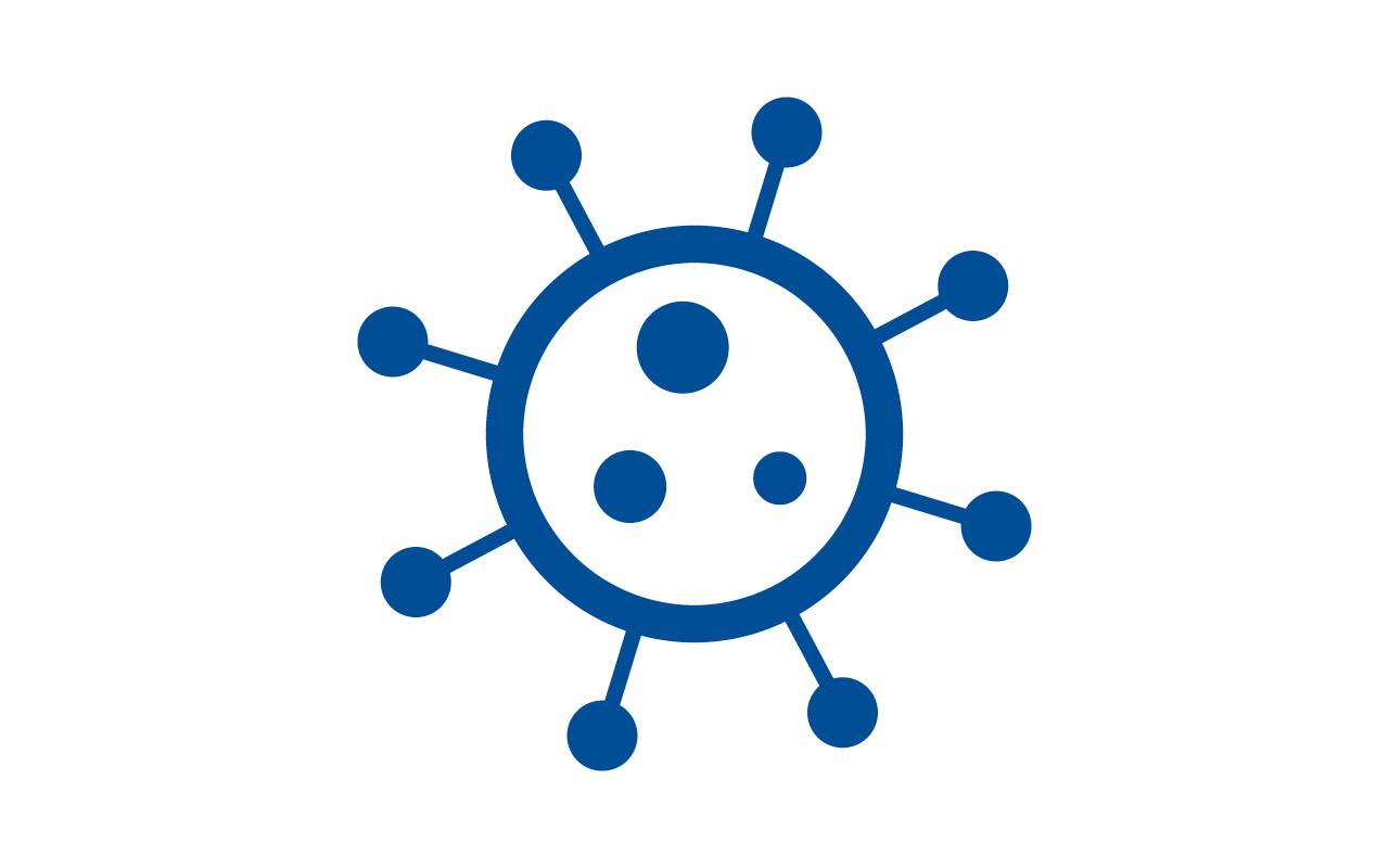 Virus outline illustration