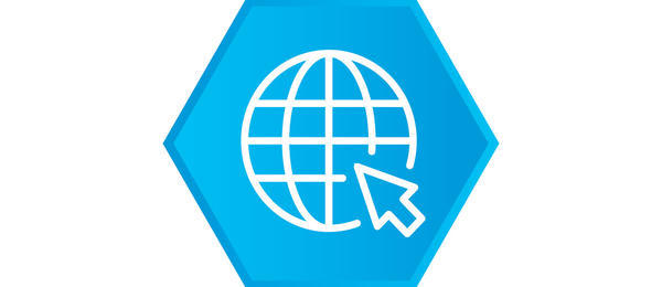 webinar hex icon