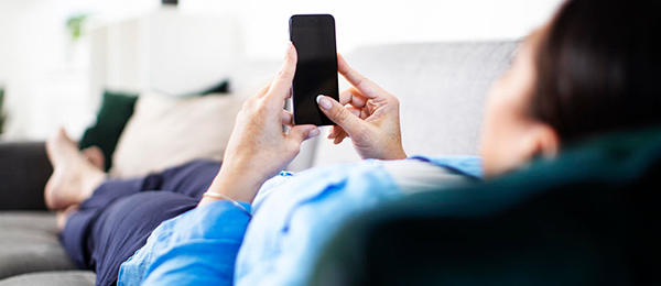 Patient on mobile