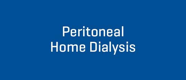 Peritoneal Home Dialysis